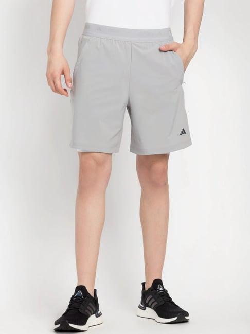 adidas grey regular fit sports shorts