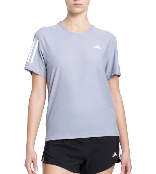 adidas grey stripes regular fit t-shirt