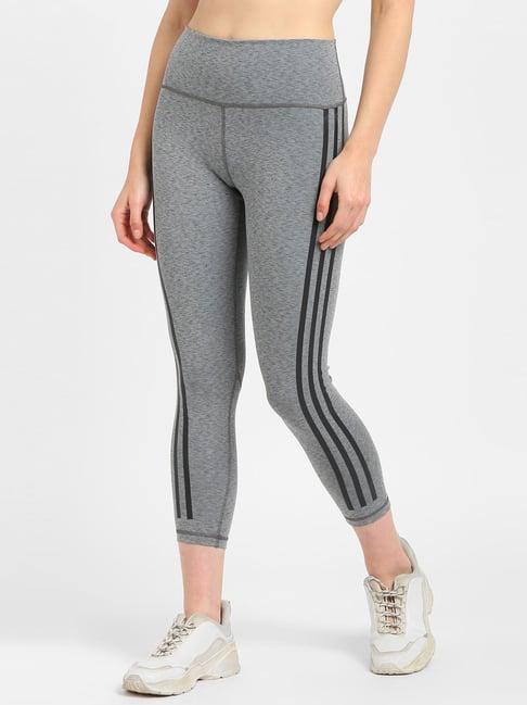 adidas grey textured bt fi 3s 7/8 tights