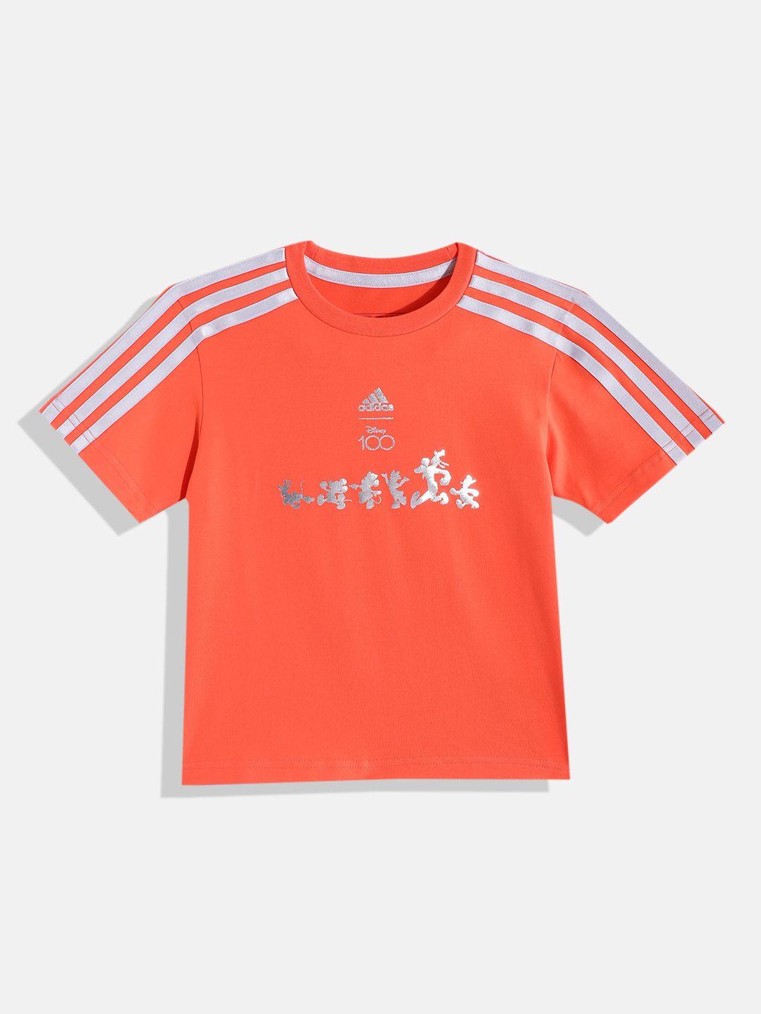 adidas kids loose fit disney 100 print t-shirt