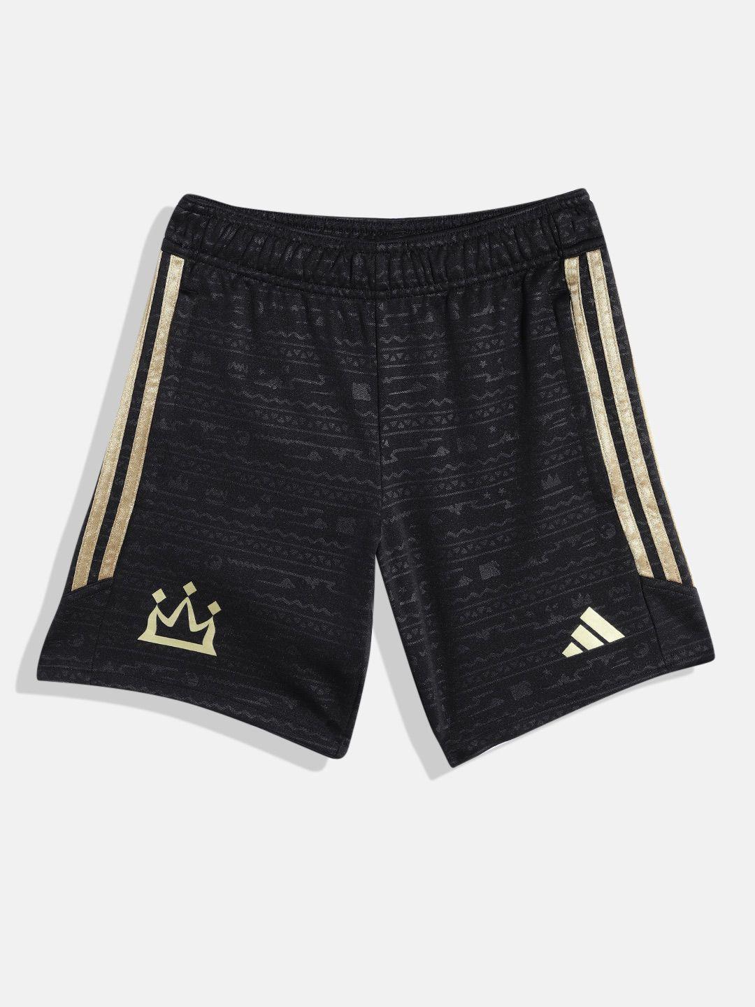 adidas kids salah sho y printed aeroready football shorts