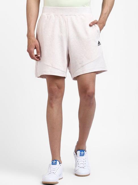 adidas light pink regular fit shorts