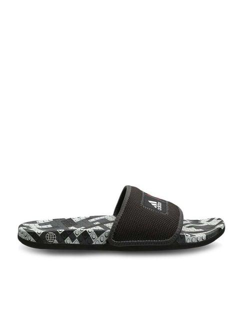 adidas men's adilette comfort black slides