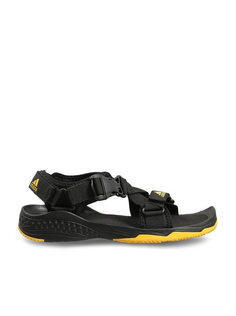 adidas men's adissey carbon black floater sandals