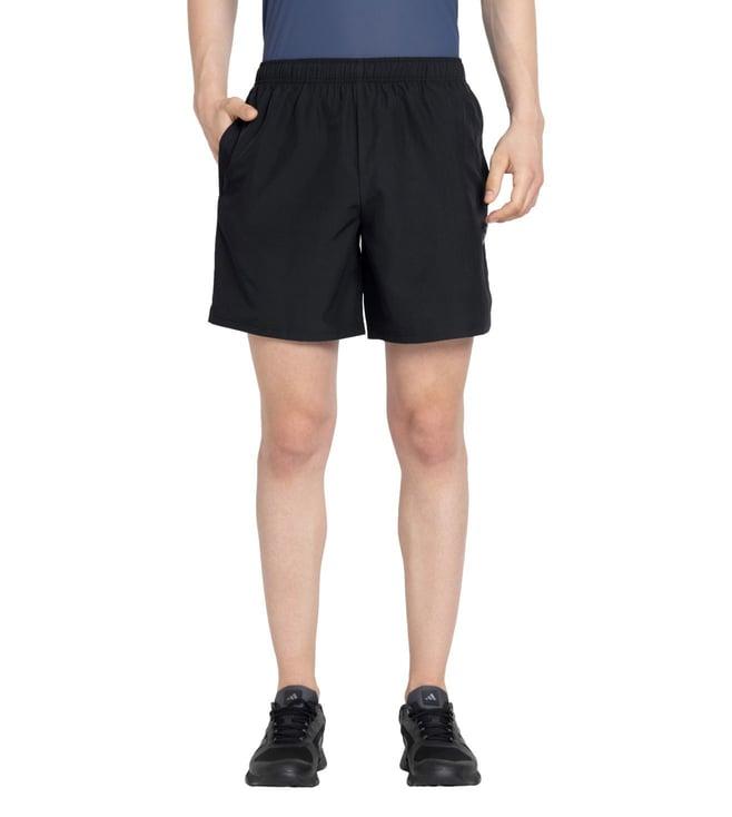 adidas men's black trgym+ wv regular fit shorts