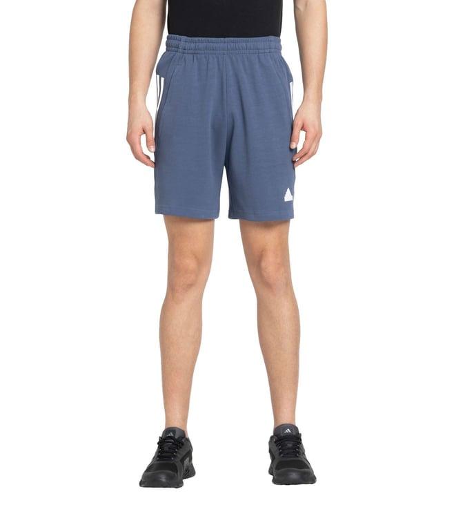 adidas men's blue m fi 3s regular fit shorts