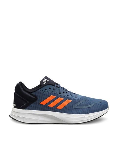 adidas men's duramo 10 steel blue running shoes