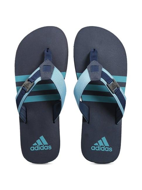 adidas men's enthuso m blue flip flops