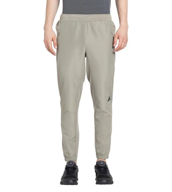 adidas men's green d4t regular fit trackpants