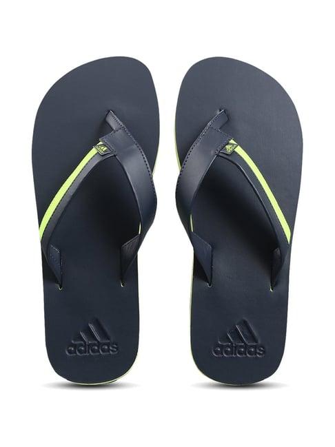 adidas men's marvello navy flip flops