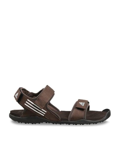 adidas men's mechan m brown floater sandals