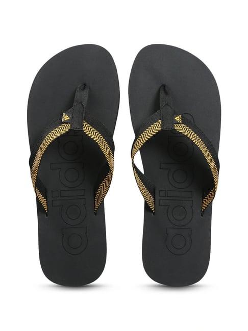 adidas men's mistico black flip flops