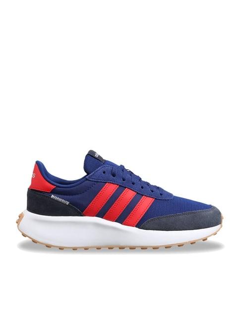 adidas men's modern retro runner blue running shoes