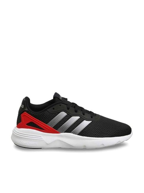 adidas men's nebzed black casual sneakers