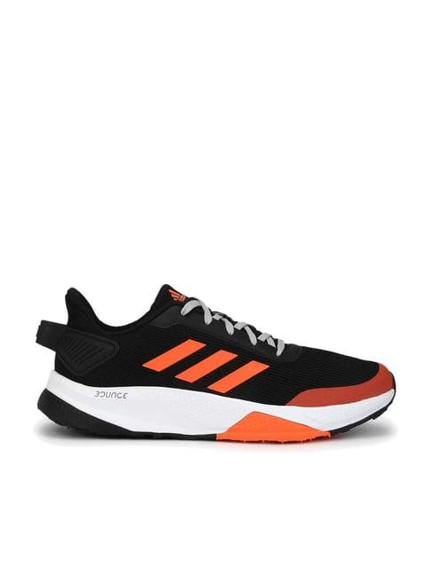 adidas men's run steady carbon black running shoes