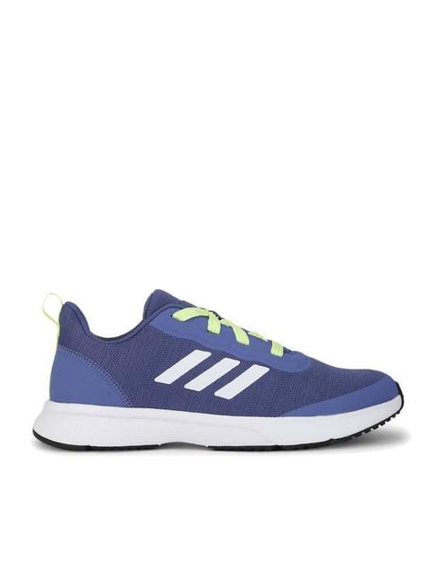 adidas men's rush cerulean blue running shoes