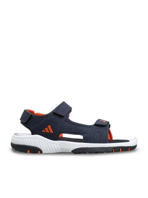 adidas men's strudi blue floater sandals