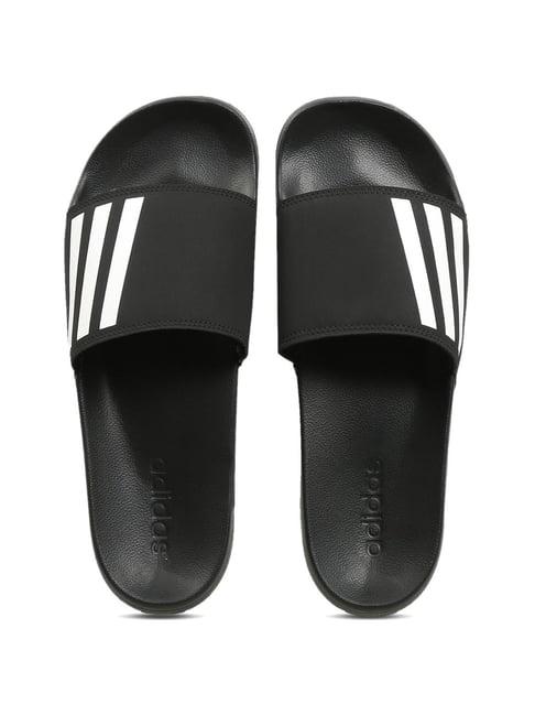 adidas men's swenn m black slides