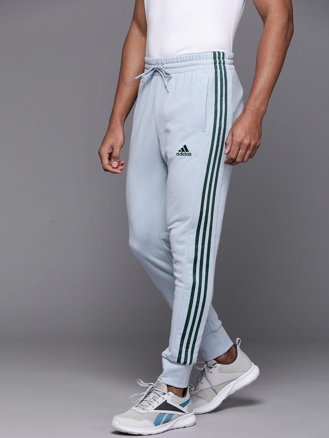 adidas men 3 stripes ft tc tapered fit training joggers