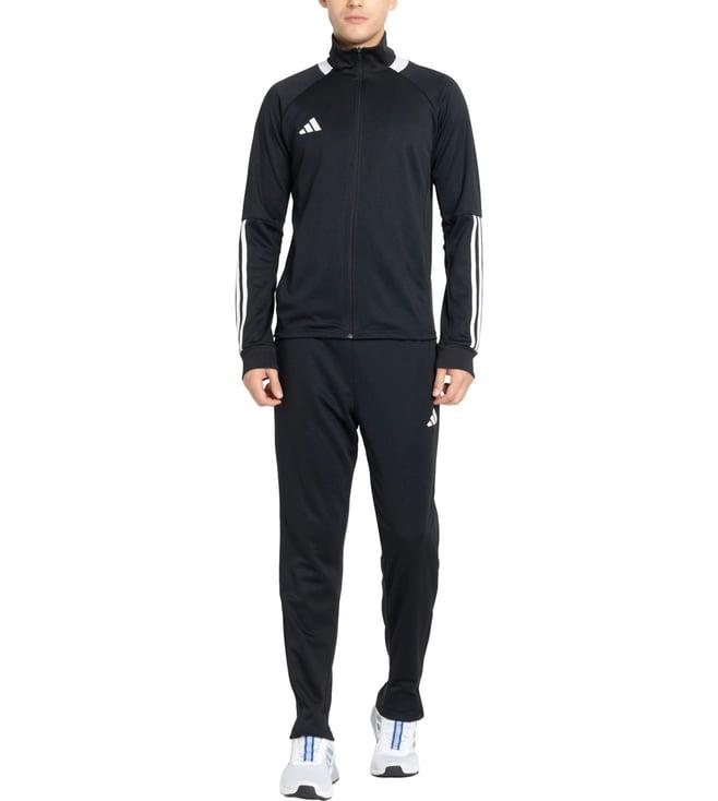 adidas men black m sereno ts tracksuits