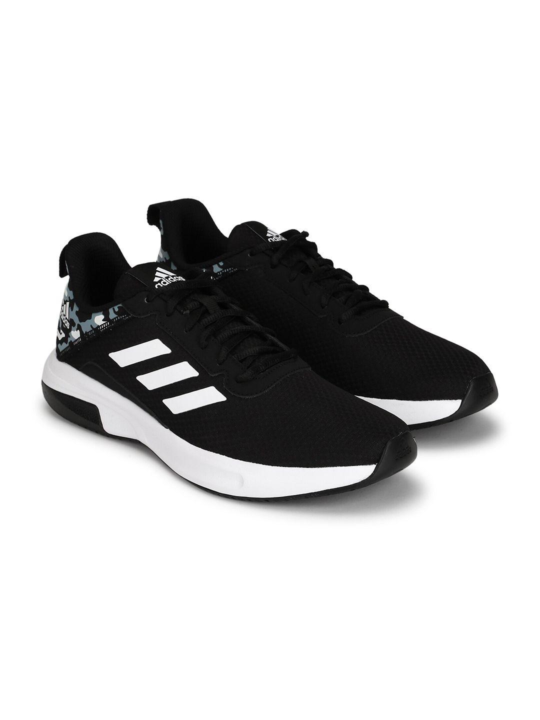 adidas men black running shoes