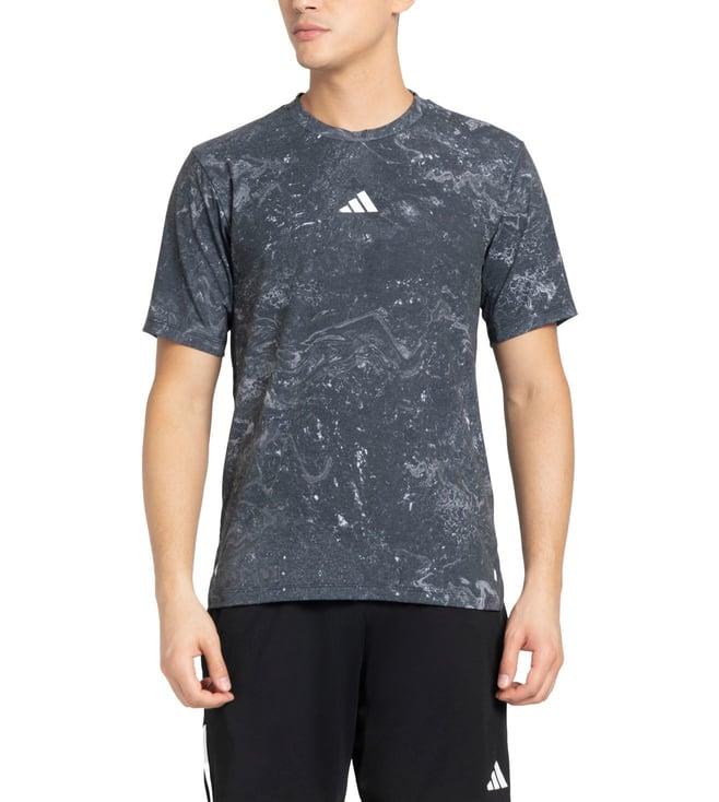 adidas men black wo pow training t-shirt