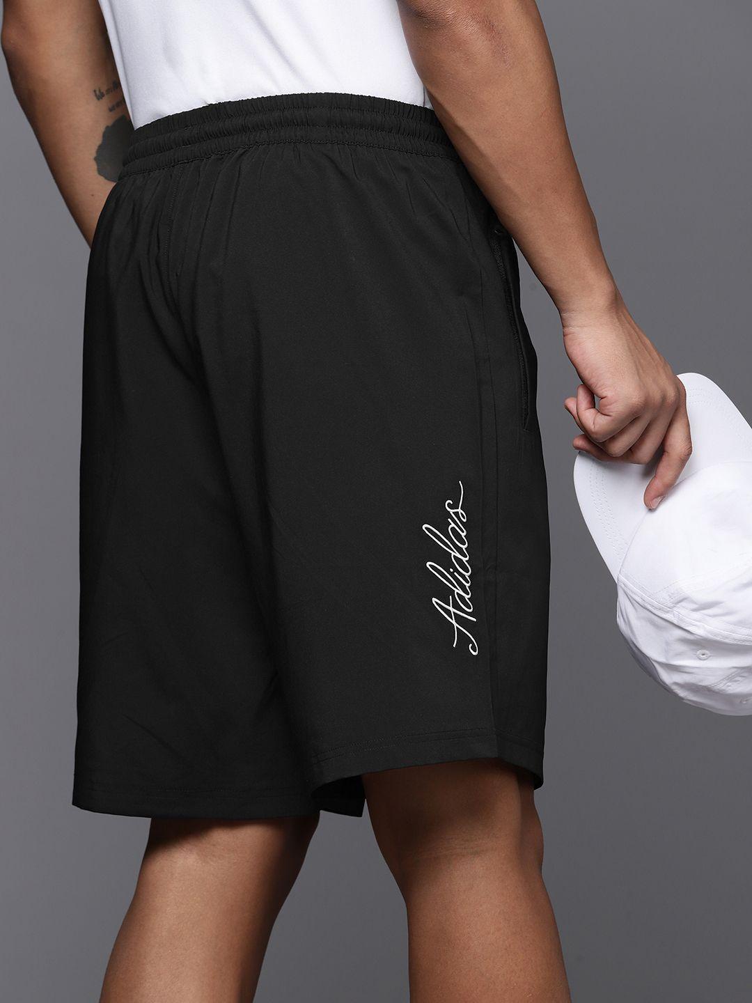 adidas men brand logo print bl upf q3 sports shorts
