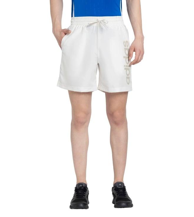 adidas men off white m lin chelsea shorts