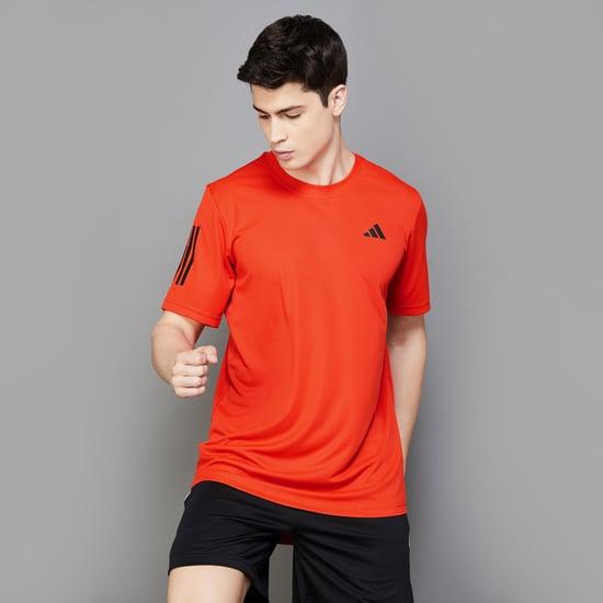 adidas men solid sports t-shirt