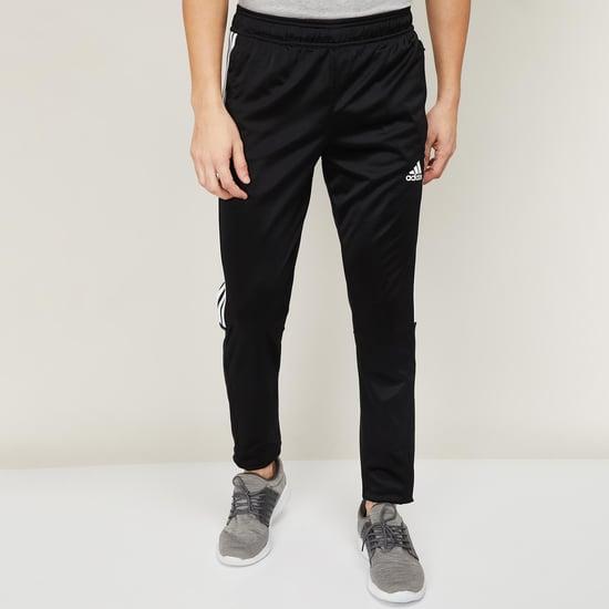 adidas men striped elasticated track pants