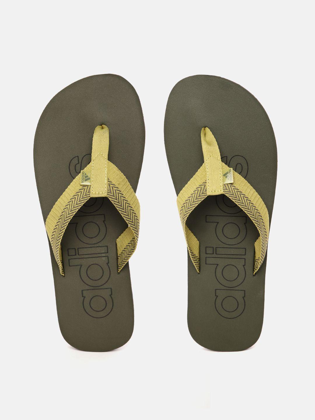 adidas men woven design mistico thong flip-flops