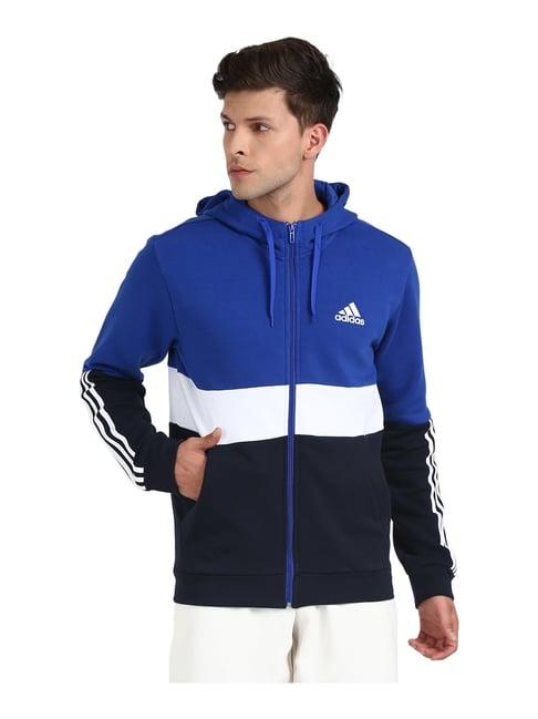 adidas multicolor full sleeves hooded jacket