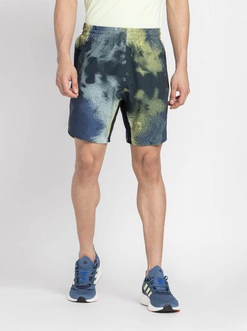 adidas multicolored regular fit printed sports shorts