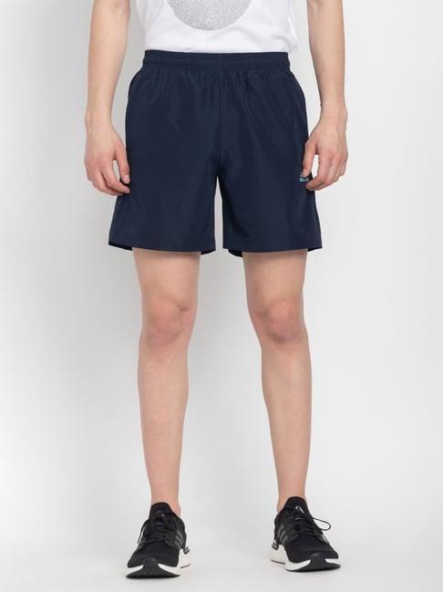 adidas navy regular fit sports shorts