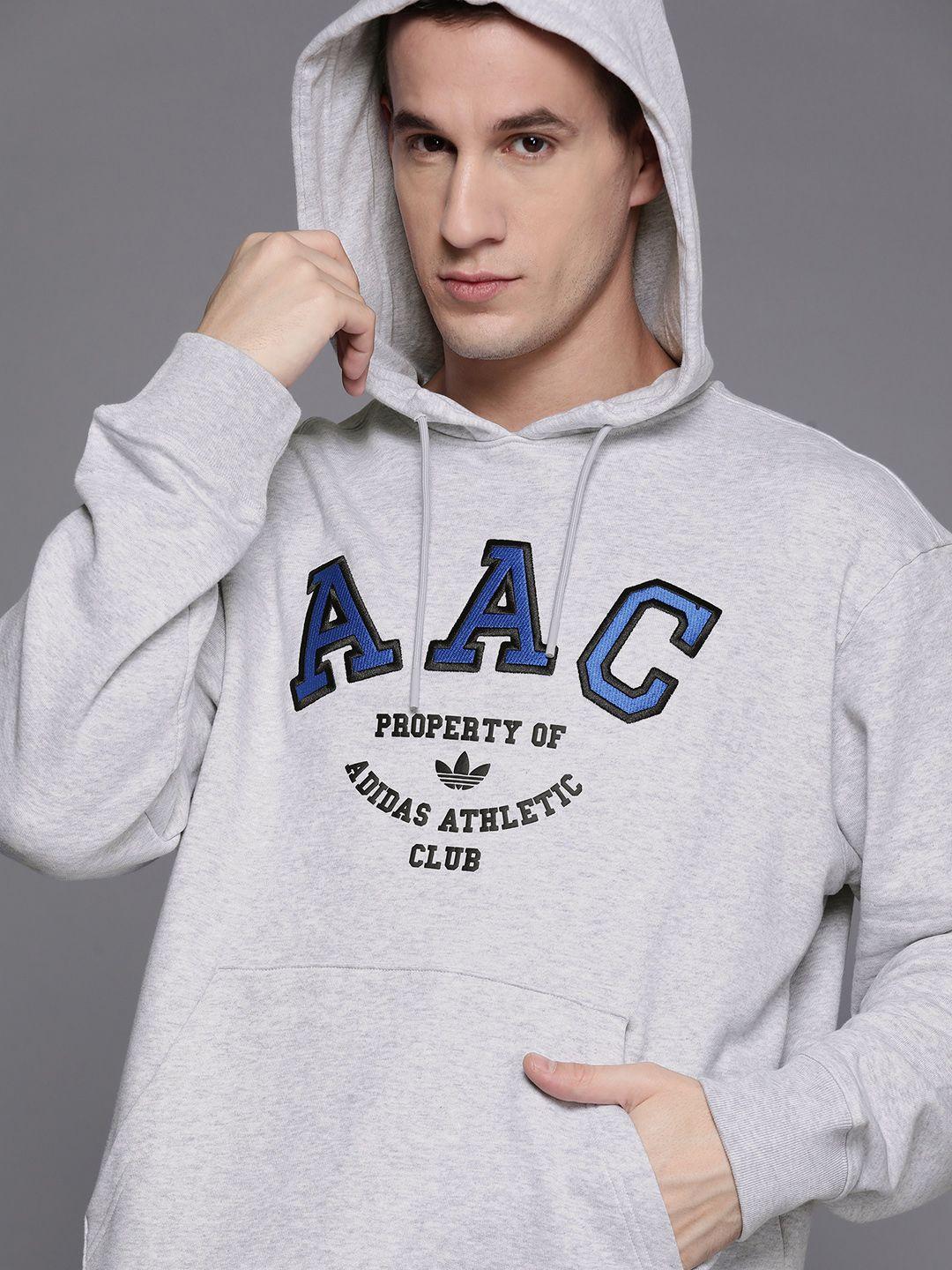 adidas originals acc hoodie typography melange sweatshirt