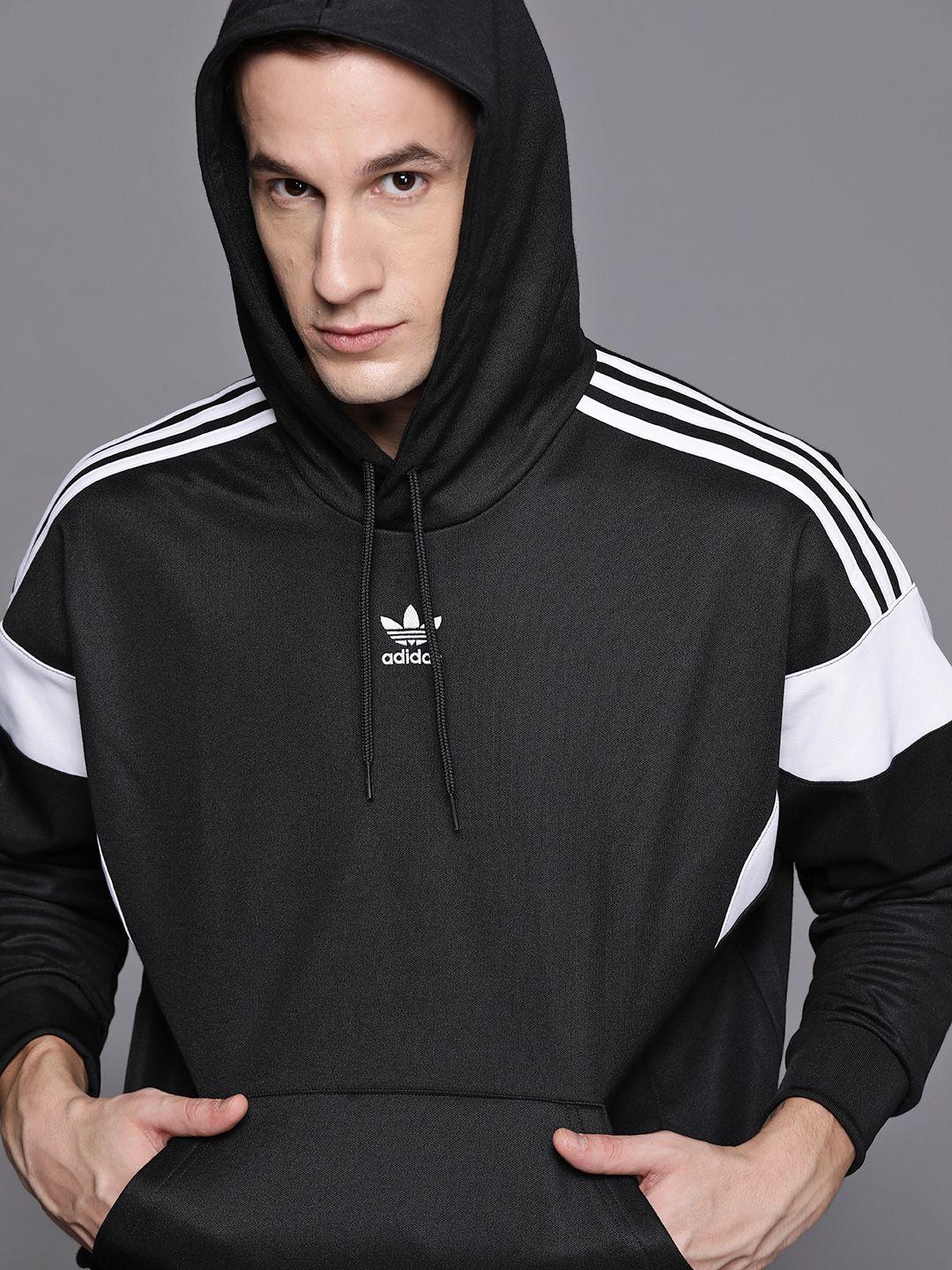 adidas originals adicolor classics cut line hooded sweatshirt