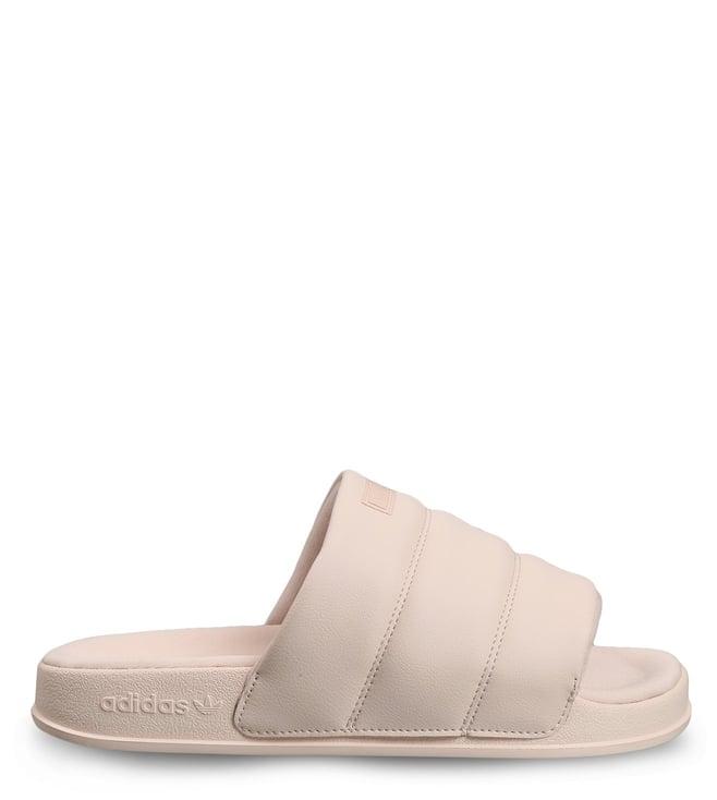 adidas originals beige women adilette essential w flip flops