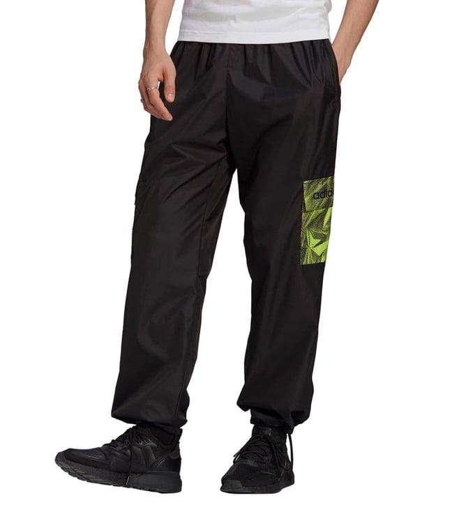 adidas originals black print loose fit zx ftw joggers