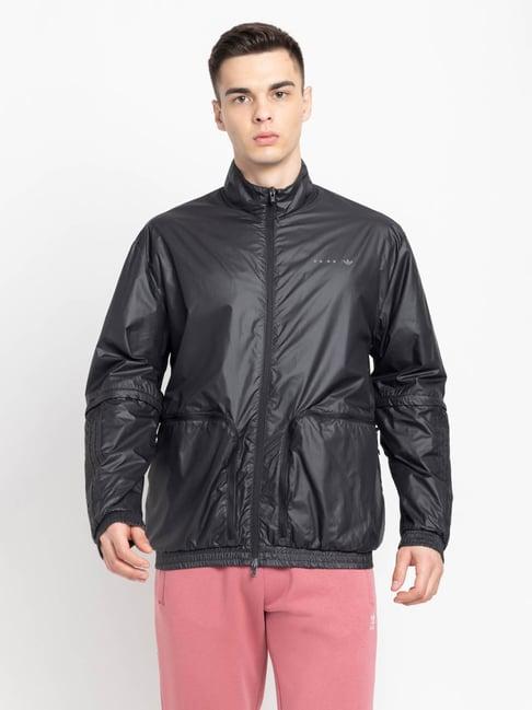 adidas originals black regular fit sports jacket