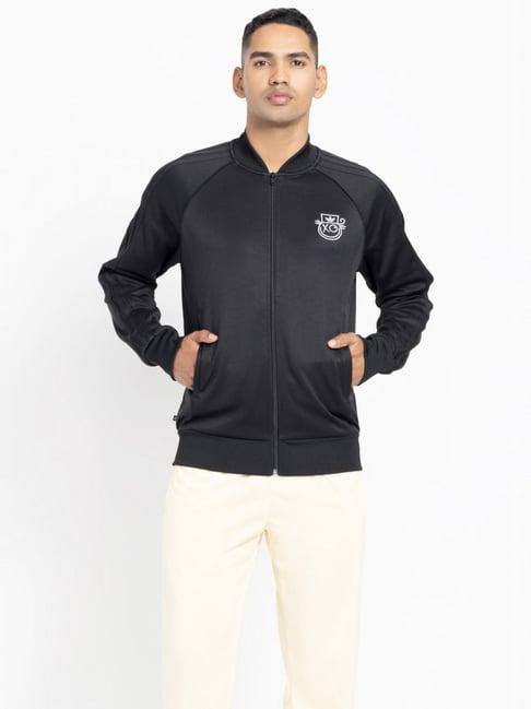 adidas originals black regular fit sports jacket