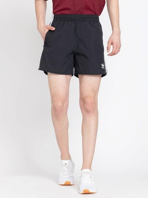 adidas originals black regular fit sprinter sports shorts