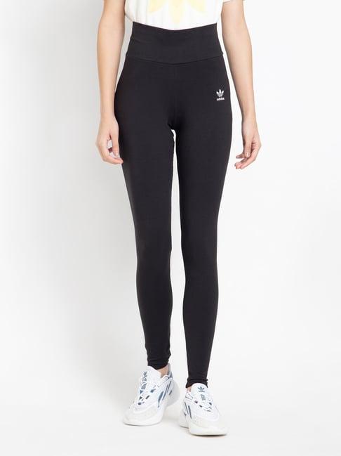 adidas originals black regular fit tights