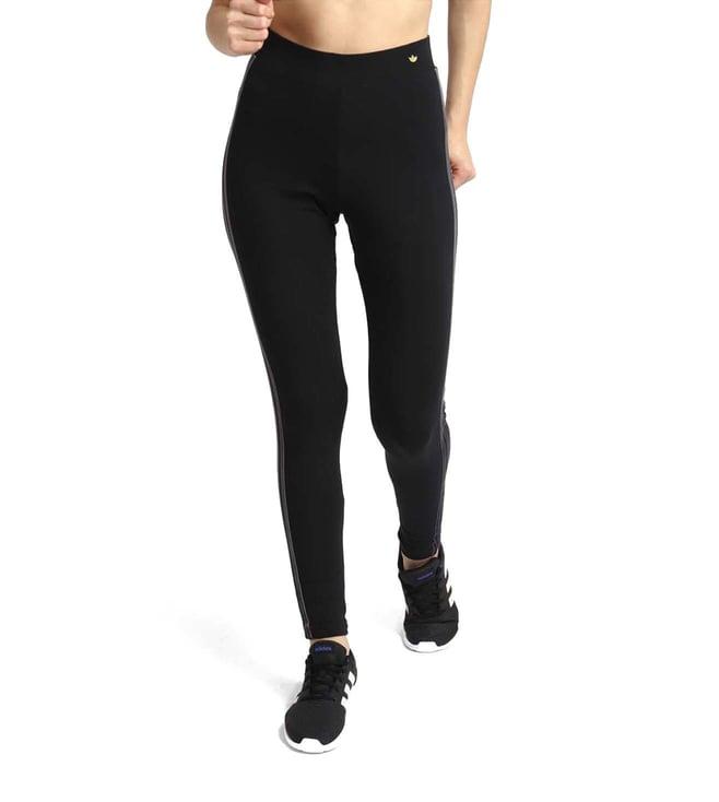 adidas originals black regular fit tights