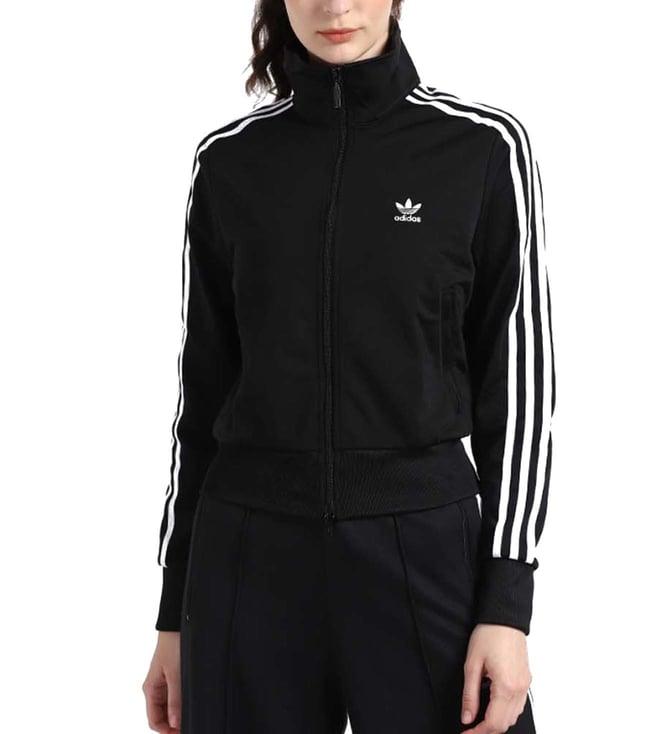 adidas originals black striped regular fit sweatshirt