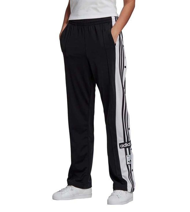 adidas originals black stripes adibreak tp regular fit trackpants