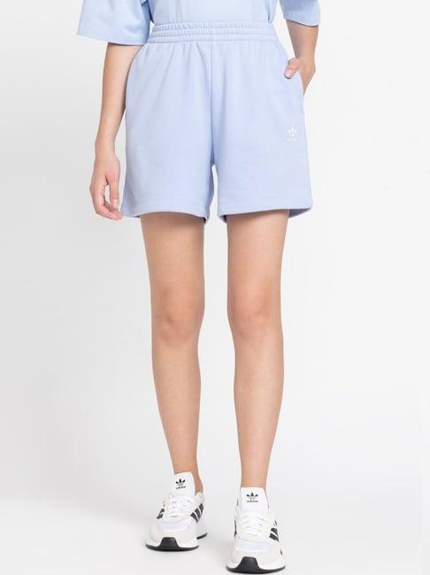 adidas originals blue cotton shorts