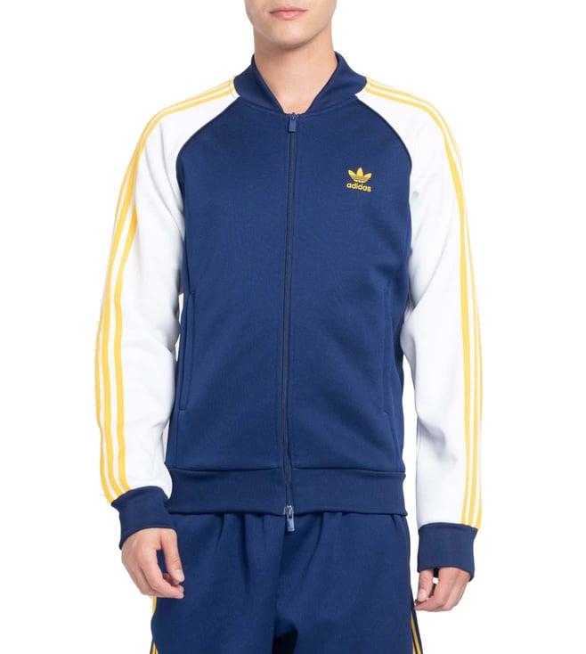 adidas originals blue logo regular fit sweatshirt