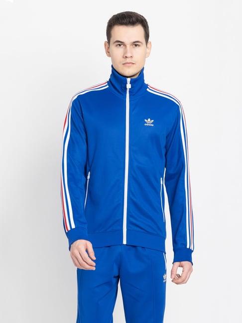 adidas originals blue regular fit fb nations track top