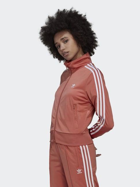 adidas originals brown striped jacket