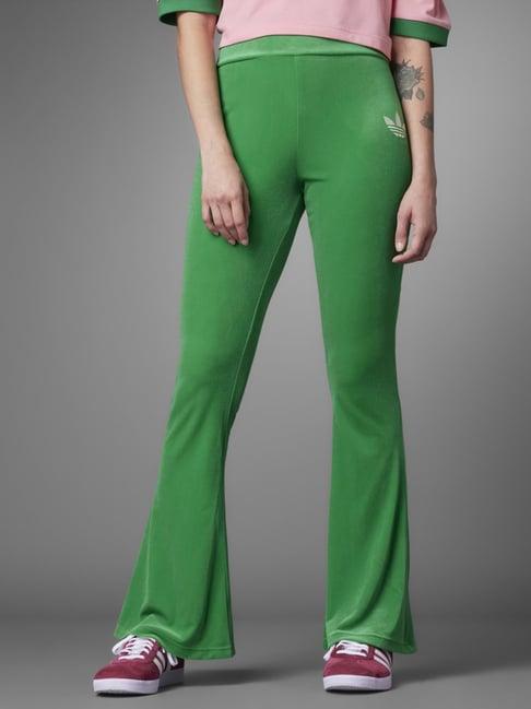 adidas originals green printed pants